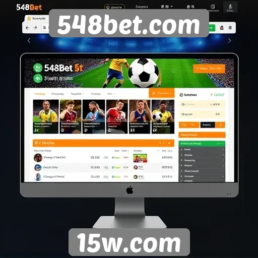 Avaliação da interface do usuário no 548bet.com